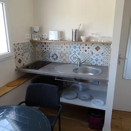 アパートホテル Voiles Et Terrasses By Corinne Face Au Port ル・トレポール